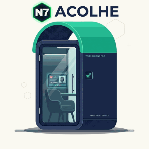 Cabine inteligente de telessaúde N7 Acolhe